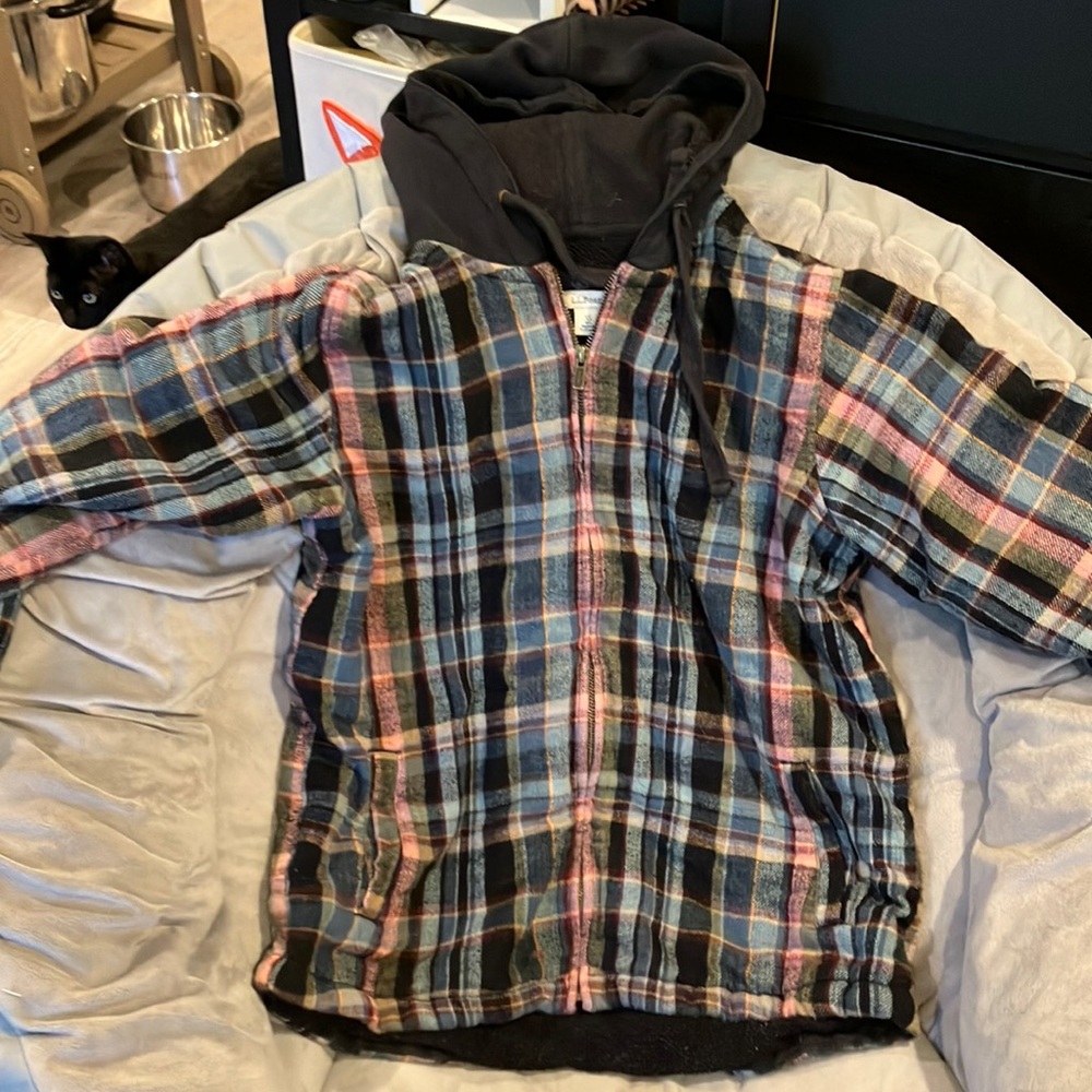 L.L. Bean Women's Sherpa-Lined Flannel